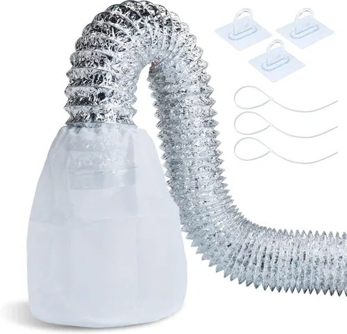 Flamorrow Paquete de 2 bolsas de pelusa de ventilación para secadora, trampas de pelusa de ventilación para secadora para interiores y exteriores,