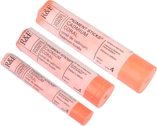Miniatura 96 de Pinturas R&F Hechas a Mano - Palo de Pigmento al Óleo Profesional, Gris Neutro Medio, 188 ml