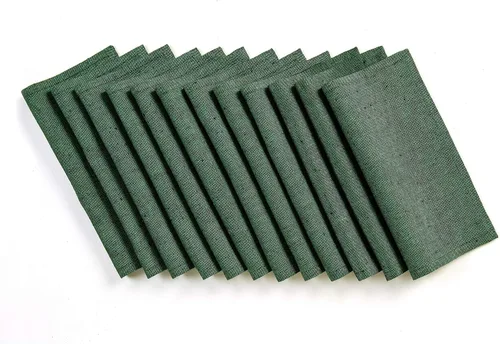 Miniatura 14 de Solino Home Servilletas de cóctel de lino negro Chambray de 6 x 6 pulgadas, servilletas de tela de lino 100% puro, juego de 12 servilletas cuadradas