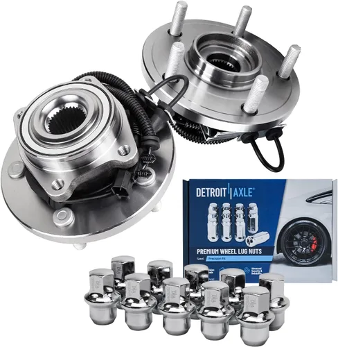 Miniatura 239 de Detroit Axle - Kit de nudillos de dirección delantera izquierda para Ford Edge Lincoln MKX 07-10, cojinete de rueda del lado del conductor, nudillo
