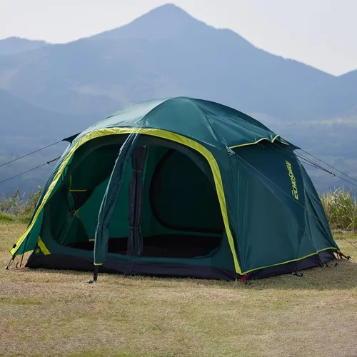 Miniatura 11 de EchoSmile Tiendas de campaña para camping, tienda impermeable a prueba de viento con múltiples postes, tienda de campaña de cúpula amplia para 3-5