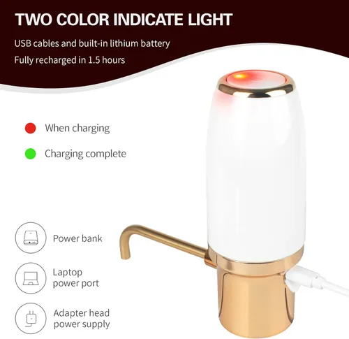 Miniatura 7 de Aireador de vino eléctrico, accesorios de vino aireación para entusiastas principiantes, boquilla de aireador de vino, regalos de vino, dispensador