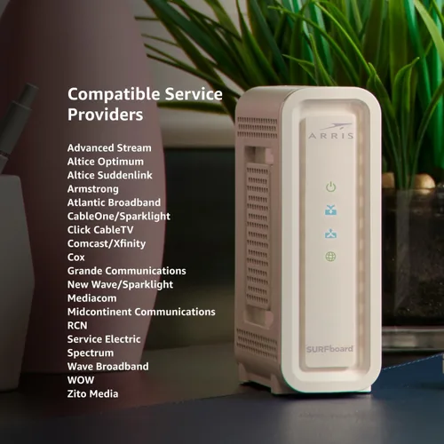 Miniatura 8 de ARRIS (SB6190) - Módem de cable - Módem Gigabit DOCSIS 3.0 32x8, [Consulta con tu proveedor la compatibilidad] 1 Puerto Gbps, Velocidad máxima