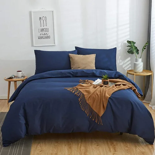 Miniatura 48 de CLOTHKNOW Juego de edredón a rayas tamaño King de 3 piezas, juego de edredón negro y blanco, edredón suave de estilo granja con 2 fundas de almohada