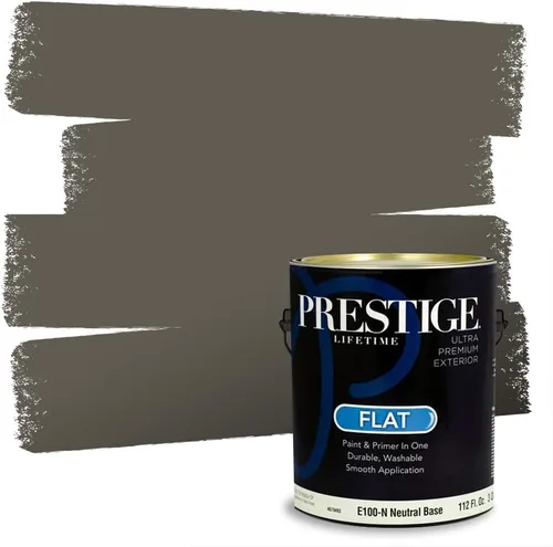 Miniatura 68 de PRESTIGE Paints - Pintura interior e imprimación en uno, 1 galón, cáscara de huevo, pimienta envejecida