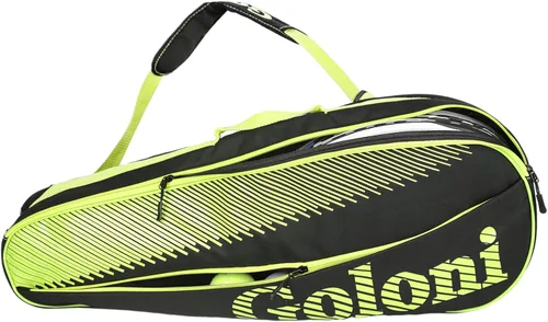 Miniatura 6 de Goloni Bolsa para 3 raquetas de tenis, para jugadores profesionales o principiantes, bolsa de protección para raquetas con almohadilla protectora