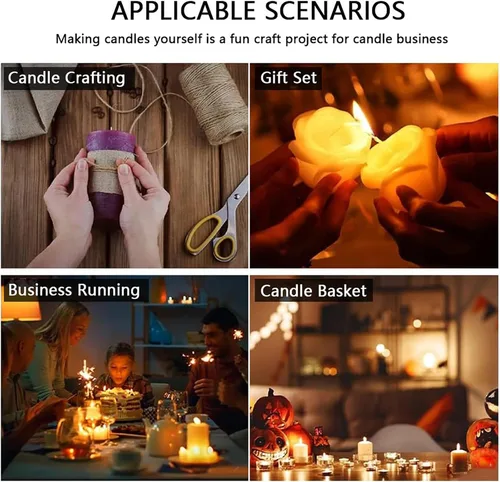 Miniatura 8 de Wax Melter for Candle Making Candle, Wax Melting Pot, Large Commercial Candle Maker Machine with Pour Spout and Temperature Control Home (6L)