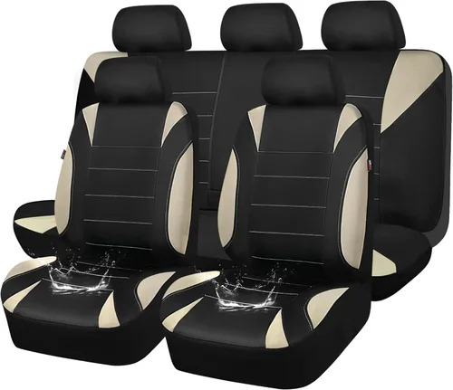 Miniatura 17 de CAR PASS Fundas de Asiento de Coche Impermeables Juegos Completos, Fundas de Asiento de Ajuste Universal para Coches, Juego de Fundas de Asiento