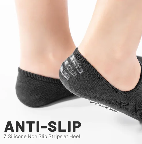 Miniatura 3 de IDEGG Calcetines invisibles para mujeres y hombres, de corte bajo al tobillo, cortos, antideslizantes, atléticos, para correr, novedosos