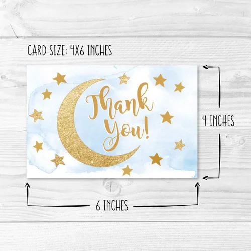 Miniatura 4 de Hadley Designs Tarjetas de agradecimiento para baby shower con sobres, 24 tarjetas de agradecimiento para bebé, regalo de 4 x 6 pulgadas, notas