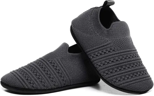 ditont Toddler Boys Girls Indoor House Slippers Lightweight Kids Baby Non-Slip First Walking Home Socks Shoes