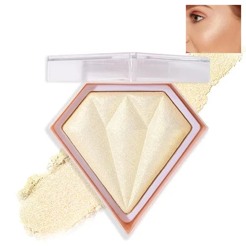 IONSGAKO Paleta de maquillaje iluminador de cara iluminadores de polvo iluminadores de maquillaje narutal brillo brillo resaltador contorno polvo