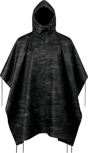 Miniatura 8 de Poncho de lluvia de camuflaje, abrigo impermeable multiusos