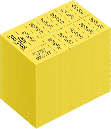 Miniatura 7 de Kosiz 504 hojas de boletos de subasta de rifas con 10 números de oferta para rifas silenciosas de 10 números de oferta, subasta de canastas, eventos