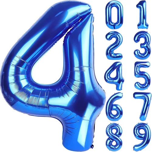 Miniatura 76 de SINBEE Globo dorado del número 10, papel de aluminio Mylar de 40 pulgadas, decoración de fiesta reutilizable para cumpleaños, aniversario, Oro