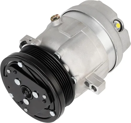 Miniatura 22 de Compresor de aire SCITOO para Audi A3 1.4L-2.0L, Q3-Q7, TT, TTS, Eos 2006-2018, 6SEU14C, Plata, Aleación de Aluminio, Polea de 10mm, Aceite PAG46