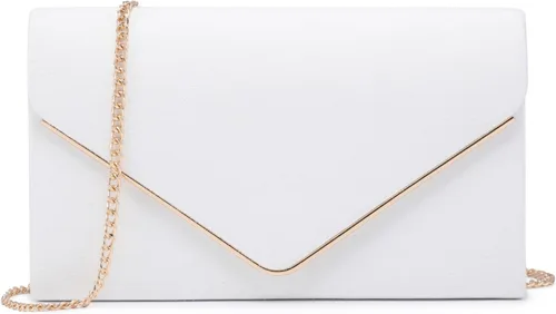 Bolsos de mano Dasein para mujer, de ante sintética, para noche, formales para fiestas, bodas, cócteles, graduación