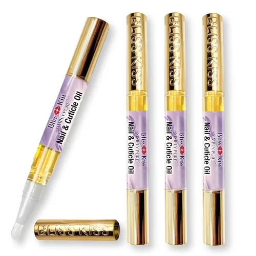 Miniatura 13 de NUEVO Bliss Kiss simplemente aceite puro de cutícula y uña kit principiante