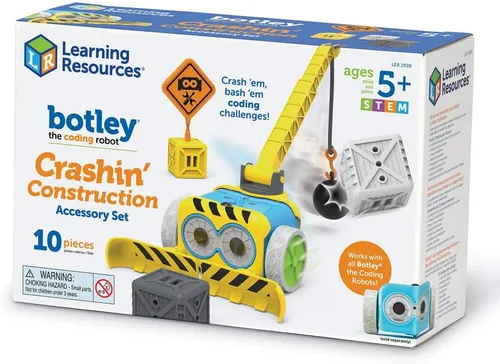 Miniatura 6 de Learning Resources Botley Crashin' - Juego de accesorios de construcción (botella no incluida), 10 piezas, codificación para niños de 5 años