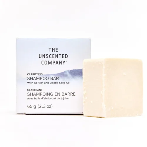 Miniatura 3 de The Unscented Company Barra de champú clarificante, para tipos de cabello fino a ondulado, 2.3 oz (65 g)