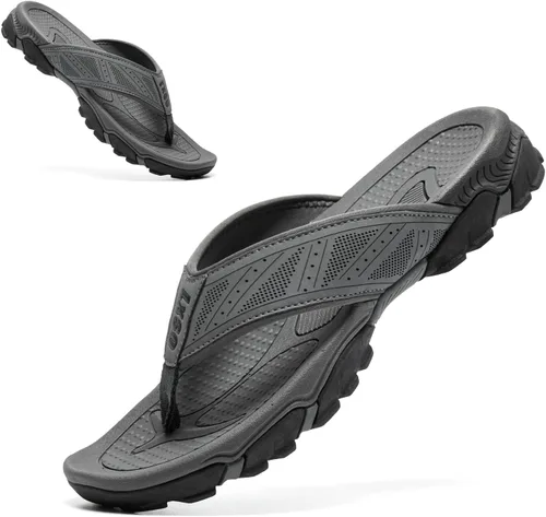 Miniatura 4 de Flip Flops for Men Beach Thong Sandals with Arch Support Water Resistant Slippers Shower Shoes
