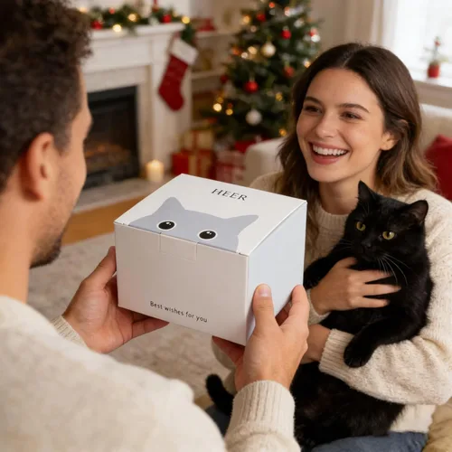 Miniatura 6 de HEER Taza de té para gatos con infusor y tapa, taza de té de cerámica de 13.5 onzas, regalo para amantes de los gatos para amigos y familia (negro)