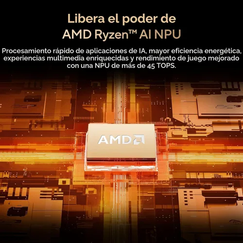 Miniatura 5 de ASUS Vivobook S 14 OLED Slim Laptop, AMD Ryzen AI 9 365 (10 núcleos), 24 GB, SSD de 1 TB, teclado RGB personalizable, plata fría, M5406WA-AH94