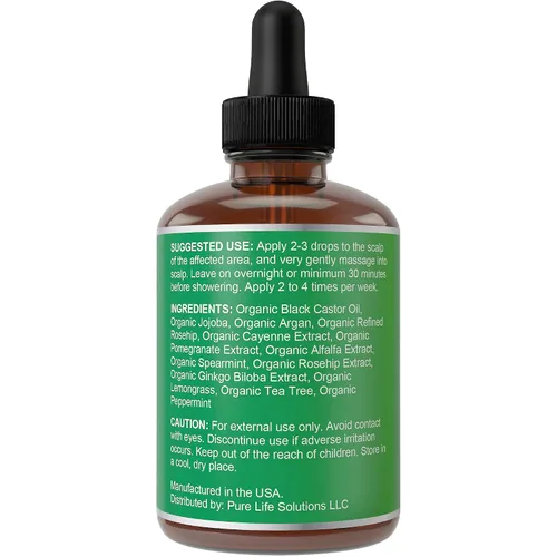 Miniatura 6 de Suero hidratante y engrosante del cabello, aceite vegano para el tratamiento del cuero cabelludo para mujeres, hombres con cabello seco, encrespado