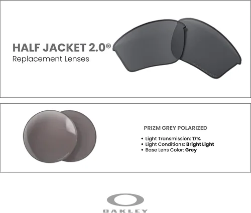Miniatura 3 de OAKLEY Original Half Jacket 2.0 XL OO9154 Replacement Lenses For Men For Women+ Bundle Microfiber Pouch -FRAMES NOT INCLUDED