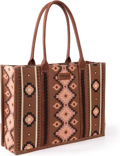 Miniatura 6 de Wrangler - Cartera para tarjetas de crédito para mujer, estilo bohemio, azteca, con bolsillo con cremallera
