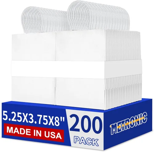 Miniatura 37 de Metronic - Bolsas de regalo de papel kraft con asas de 16 x 6 x 12 pulgadas, paquete de 6000 Para Navidad, recuerdos de fiesta de cumpleaños