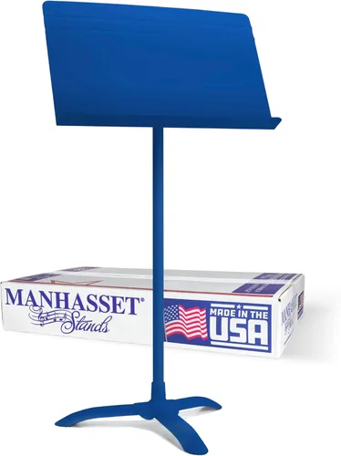 Miniatura 9 de Manhasset Soporte de música para partituras - Modelo 48 Symphony - Soporte Manhasset duradero y duradero - Altura ajustable - 26" a 48" - Fabricado