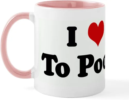 Miniatura 14 de CafePress Time To Poop Mugs Taza de café de cerámica de 11 oz (11.0 fl oz)