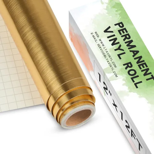 Miniatura 13 de Lya Vinyl Paquete de 12 vinilos permanentes de color rosa intenso brillante, hojas de vinilo autoadhesivas de 12 x 12 pulgadas para calcomanías