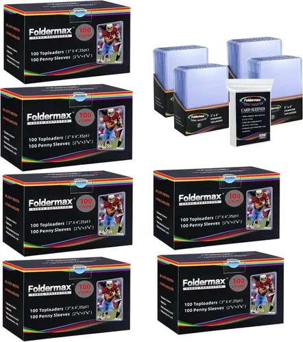 Miniatura 7 de 100 Toploaders para tarjetas, protector de tarjetas Toploader 35PT, fundas de plástico duro de 3 x 4 pulgadas, protector de tarjeta de béisbol