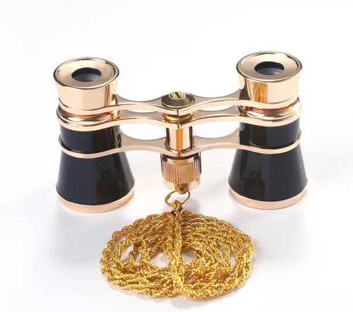 Miniatura 2 de Aroncent Gafas de Ópera Binoculares 3X25 Gafas de Teatro Mini Binoculares Compactos con Cadena para Adultos Niños Mujeres en Ópera Concierto Musical