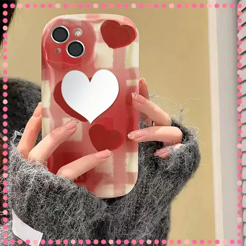 Miniatura 5 de PH PandaHall 50 piezas de mini azulejos de espejo de 2 pulgadas, espejo de corazón acrílico adhesivo pequeño espejo cuadrado mosaico, azulejos