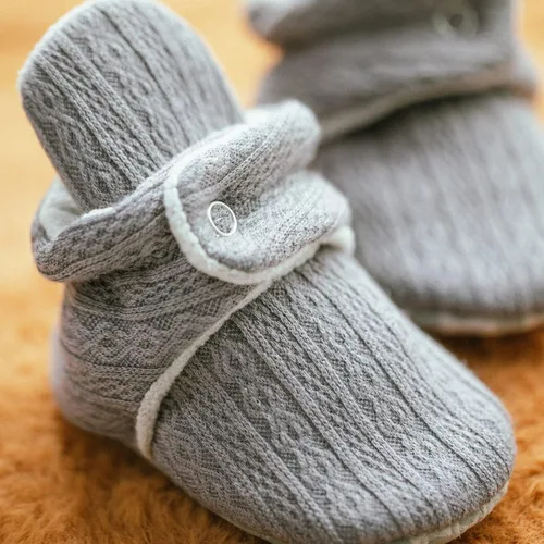 Miniatura 182 de Sawimlgy - Botines de algodón antideslizantes para recién nacido, con agarre, para cuna o para el invierno