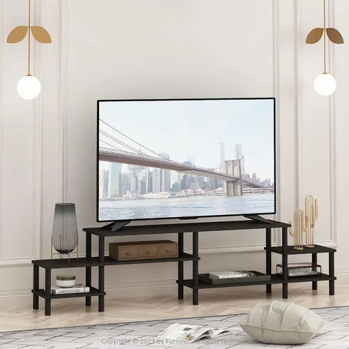 Miniatura 46 de Furinno 11191BK THE Centro de Entretenimiento Soporte para TV, Negro