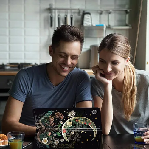 Miniatura 19 de Funda para tablet Fire 7 (12ª generación, versión 2022), delgada, a prueba de golpes, delgada, de piel sintética, con función de apagado/encendido