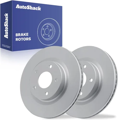 AutoShack 11.65" (296 mm) Rotores de Freno Ventilados Delanteros Recubiertos de Repuesto para 2007-2013 Nissan Altima Juego de 2 Piezas ArmorStop