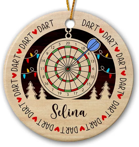 Miniatura 18 de Adorno de golf personalizado, adorno de árbol de Navidad de golfista, regalo de recuerdo, adorno de cerámica de Navidad para golfista, adorno
