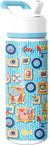 Miniatura 47 de Simple Modern - Botella de agua para niños Summit con tapa con pajilla Taza de acero inoxidable aislada de 14 onzas de Marvel Spider Man