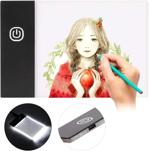 Miniatura 2 de Almohadillas de luz para libro abatible, función de protección ocular, kit de libro abatible para caligrafía de papel de caligrafía y pintura