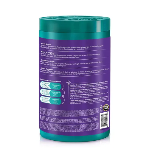 Miniatura 2 de Novex - Crema y mascarilla My Curls Memorizer para acondicionamiento profundo de cabellos. Crema para tratamiento de 35,2 oz. Crema para tratamiento