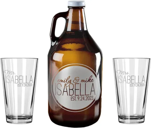 Miniatura 9 de Alterd Industries - Regalo de boda para parejas, vasos de tostado, juego de tostado, accesorios de boda, juego de regalo de despedida de soltera