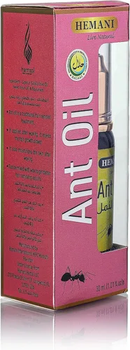 Miniatura 5 de Hemani Aceite de hormiga, 1 onza líquida, fórmula tradicional 100% pura, aceite de hierbas naturales para depilación y uso corporal