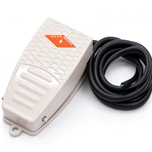 Miniatura 14 de Twidec /10A 250VAC momentáneo antideslizante plástico pedal interruptor SPDT NO NC manos libres negro interruptor de pie para CNC industrial con 3.3
