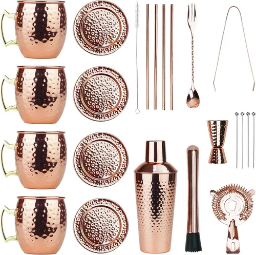 Miniatura 3 de Tazas PG de cobre para cóctel Mula de Moscú