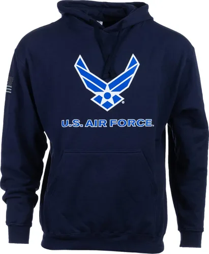 Miniatura 2 de Ann Arbor T-shirt Co. Sudadera con capucha para el ejército de los Estados Unidos, First Responder de la Fuerza Aérea del Ejército